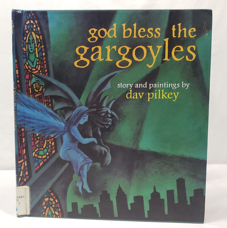 God Bless The Gargoyles By Dav Pilkey Vintage Hardcover 1999 Picture Book Angels
