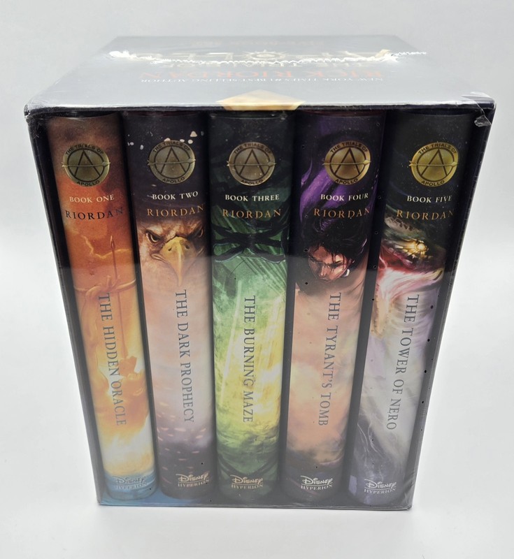 HARDCOVER NEW Sealed 5 Five Book Boxed Set The Trials of Apollo By Rick Riordan gallery