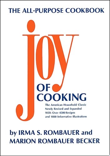 JOY OF COOKING by Marion Rombauer Becker,Irma S. Rombauer, Acceptable Book