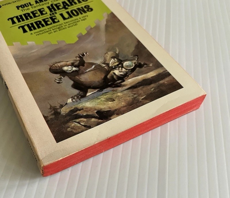 Three Hearts And Three Lions by Poul Anderson (Avon 1970 PB)*G+* Jeff Jones Art gallery