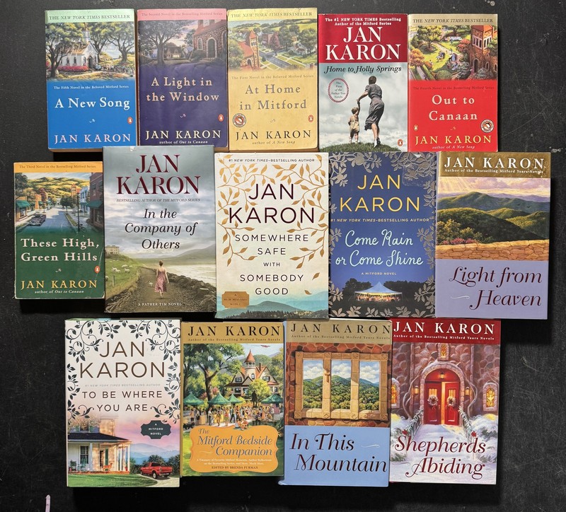 Complete Series Set MITFORD 1-14 Jan Karon Lot 15