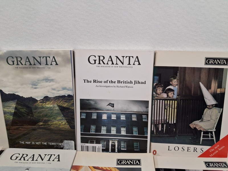 granta magazine the magazine of new writing lot of 15 books gallery