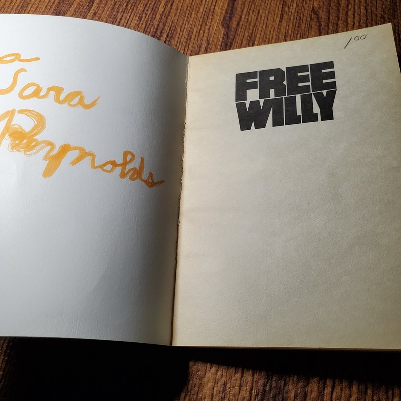 Free Willy Todd Strasser 1993 First Scholastic Movie Novelization gallery