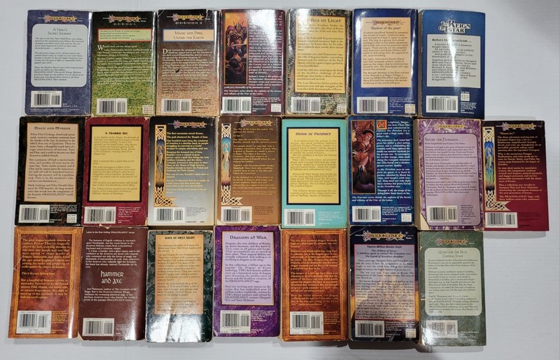 Lot Of 22 Dragonlance Paperback Novels (See details for list of titles) gallery