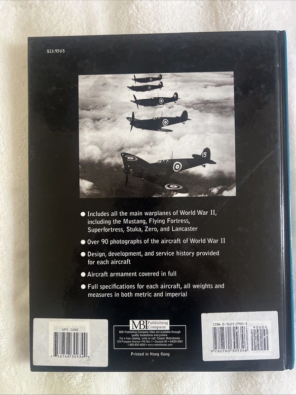 Aircraft of World War II Mike Sharpe 2000 First Edition Hardcover WWII gallery