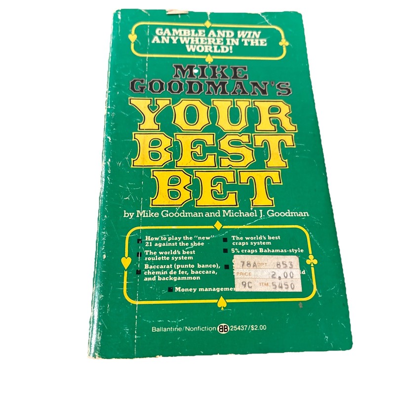 MIKE GOODMAN’S YOUR BEST BET By Michael J. Goodman 1977 Pb5