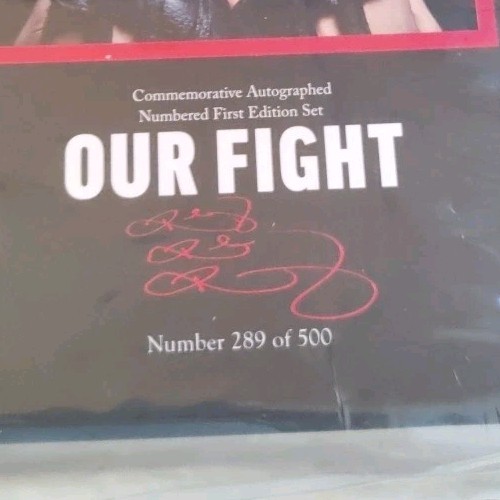 New Rhonda Rousey Our Fight AUTO Hardcover Deluxe Box Set *249/500* Sealed 🔥🔥 gallery