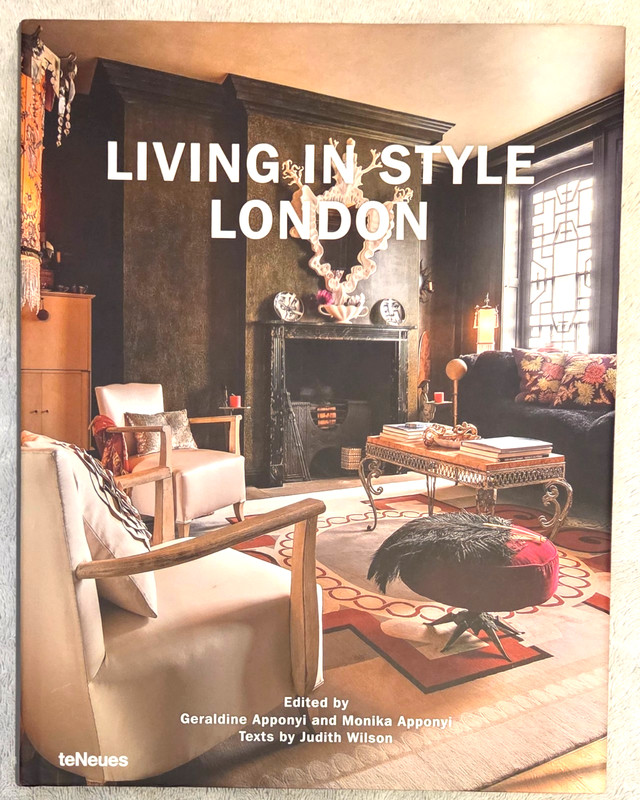 Living in Style London by Geraldine Appony Interior Design Home Furnishings HB