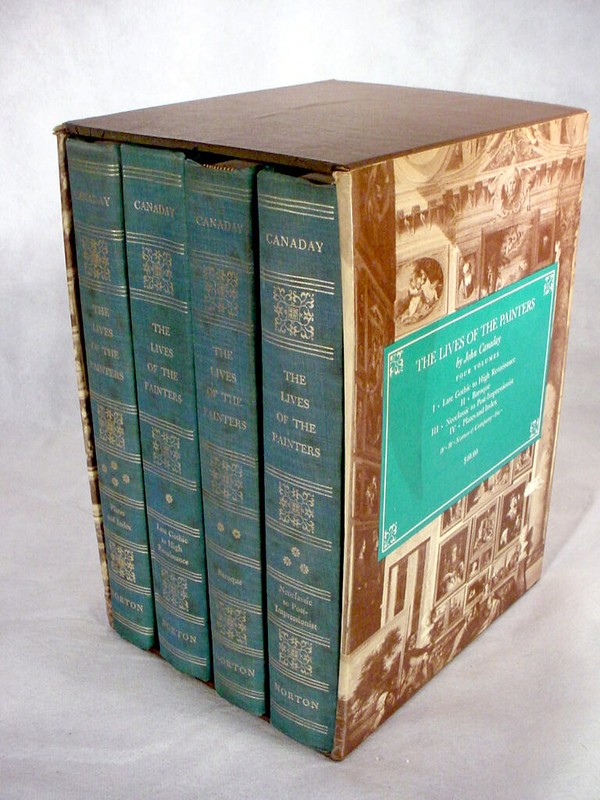 4 Volume BOX Set LIVES Of The PAINTERS John CANADAY Art Artist 1969 Hardcover