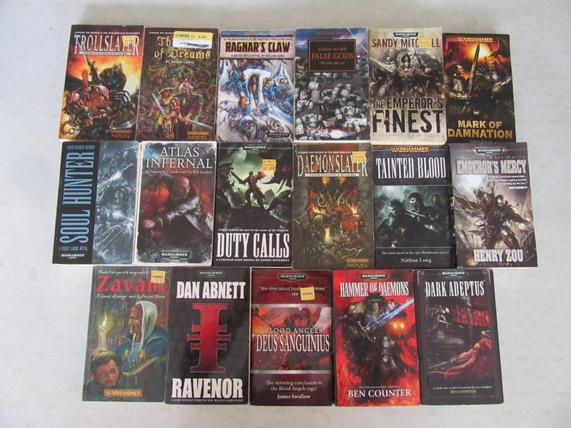 BIG Lot (17) WARHAMMER 40000 SERIES Fantasy Paperback Books Novels WILLIAM KING