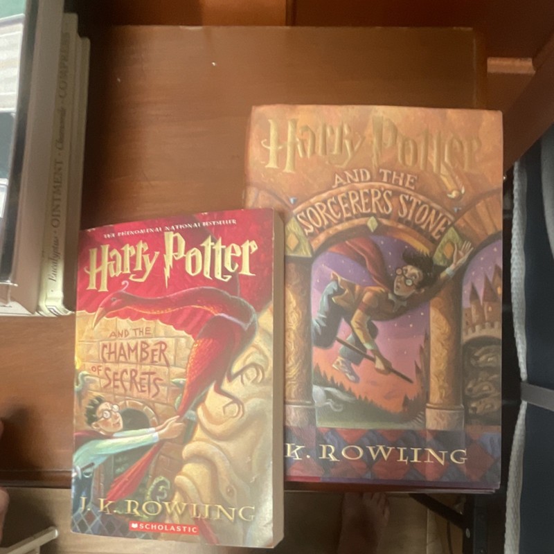J.K. Rowling Harry Potter Sorcerer's Stone & Chamber Secrets Hardcover Illustra… gallery