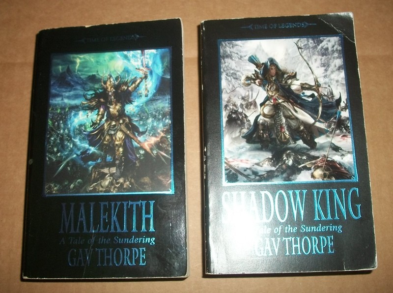 Shadow King Malekith Warhammer 40000 Gav Thorpe PB lot of 2 Legends 1st US PB VG