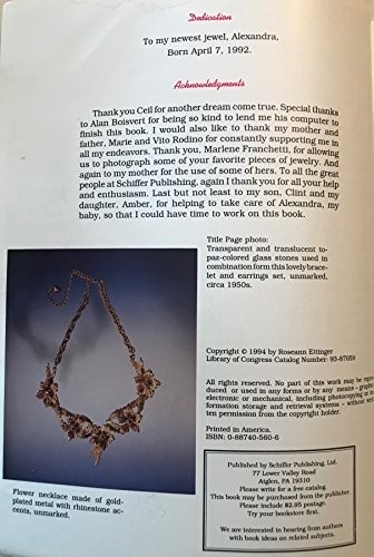 Forties and Fifties Popular Jewelry – Paperback By Ettinger, Roseann – VERY GOOD