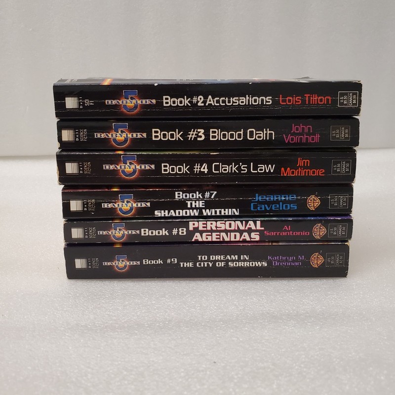 Complete Original Babylon 5 Lot (2,3,4,7,8,9) Dell Tie-In Novels gallery