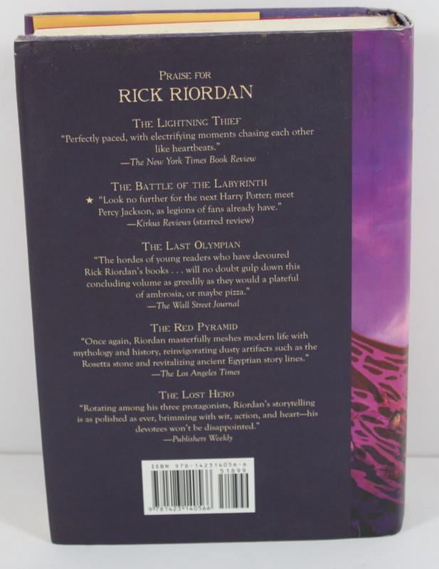Rick Riordan - The Throne of Fire - INSCRIBED & SIGNED 1st Edition, 1st Printing gallery