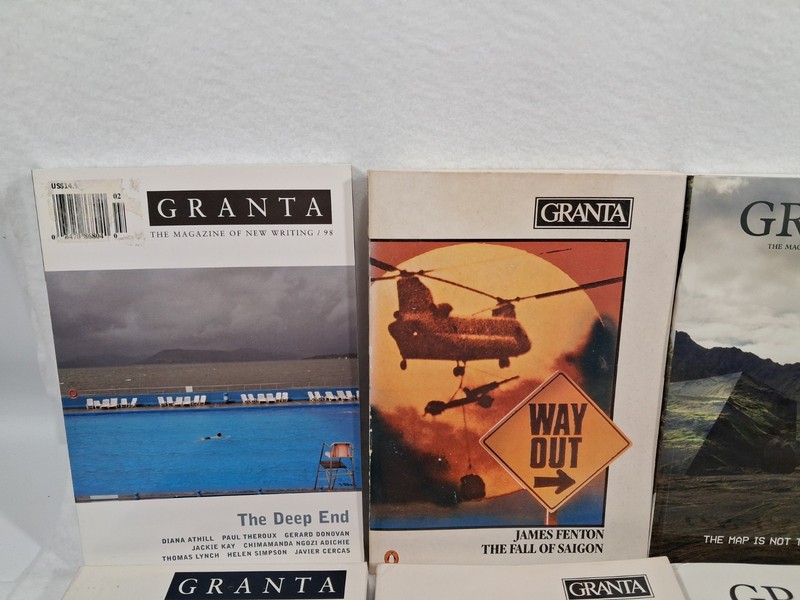 granta magazine the magazine of new writing lot of 15 books gallery
