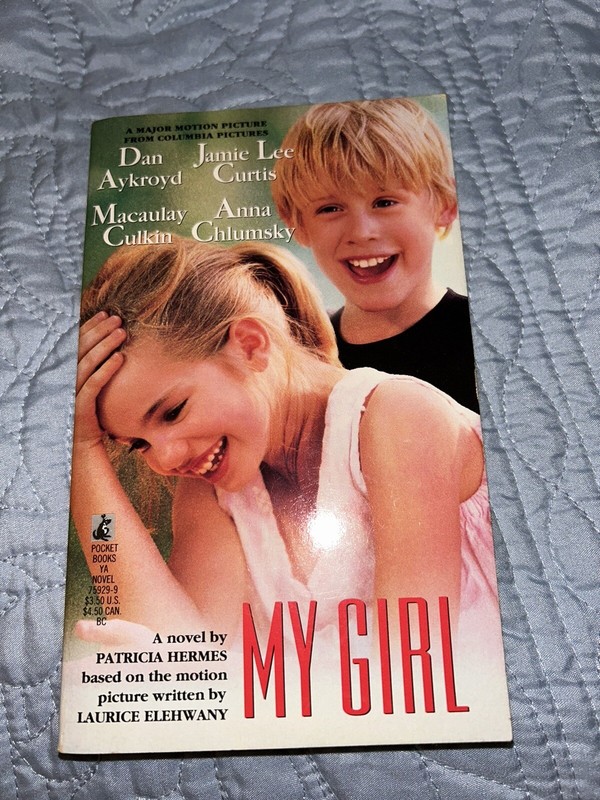 MY GIRL A Novel By Patricia Hermes Small Paperback Book With Movie Tie-In.