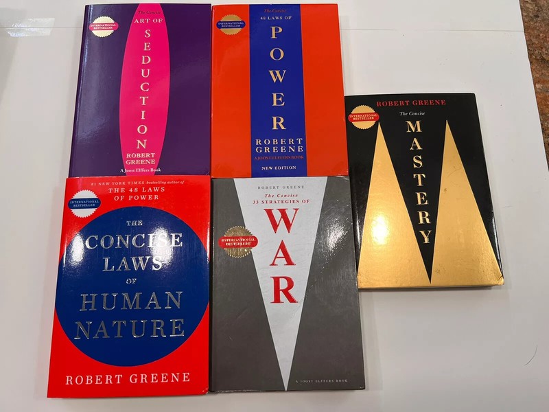 Robert Greene 5 Books Set [CONCISE] Seduction, Power, Mastery, War Human nature gallery