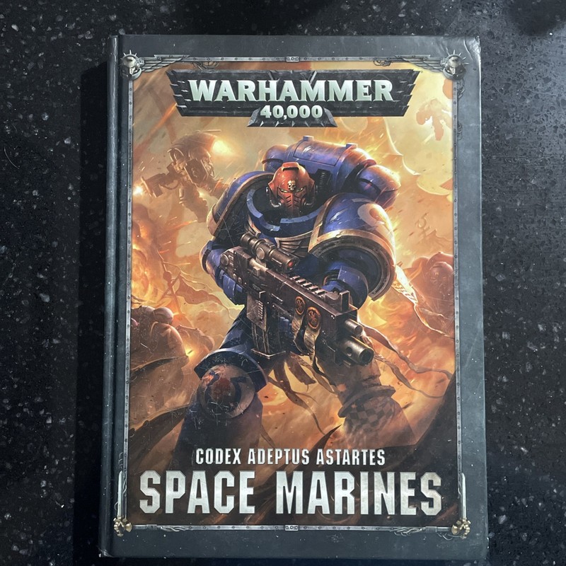 Warhammer 40,000 40k Codex Adeptus Astartes Space Marines Hardback Book 2017
