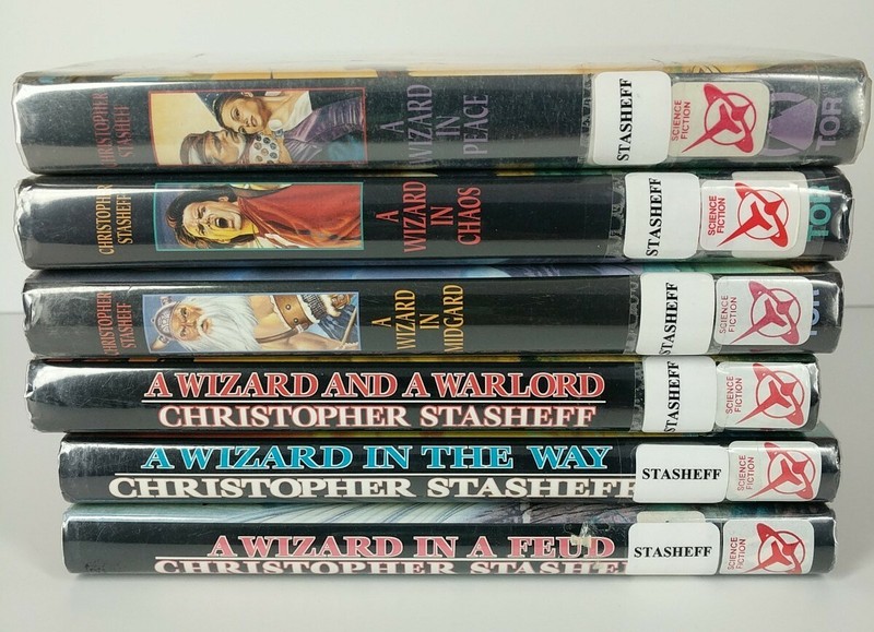 Rogue Wizard #4-9~Christopher Stasheff HC Lot 6~Peace Chaos Midgard Warlor Feud gallery