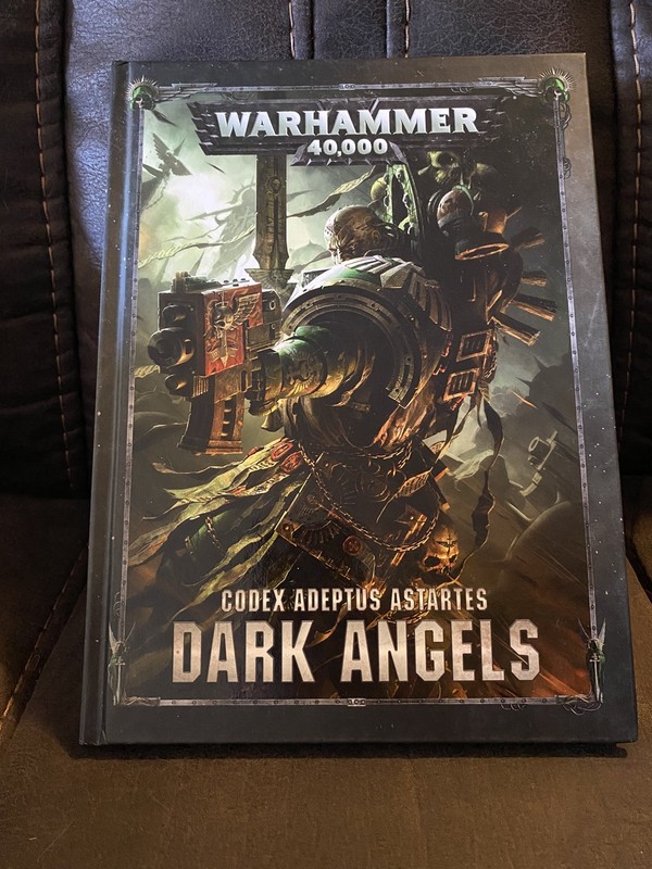 Warhammer 40k Codex Adeptus Astartes Dark Angels Book Hardcover Sons of Lion