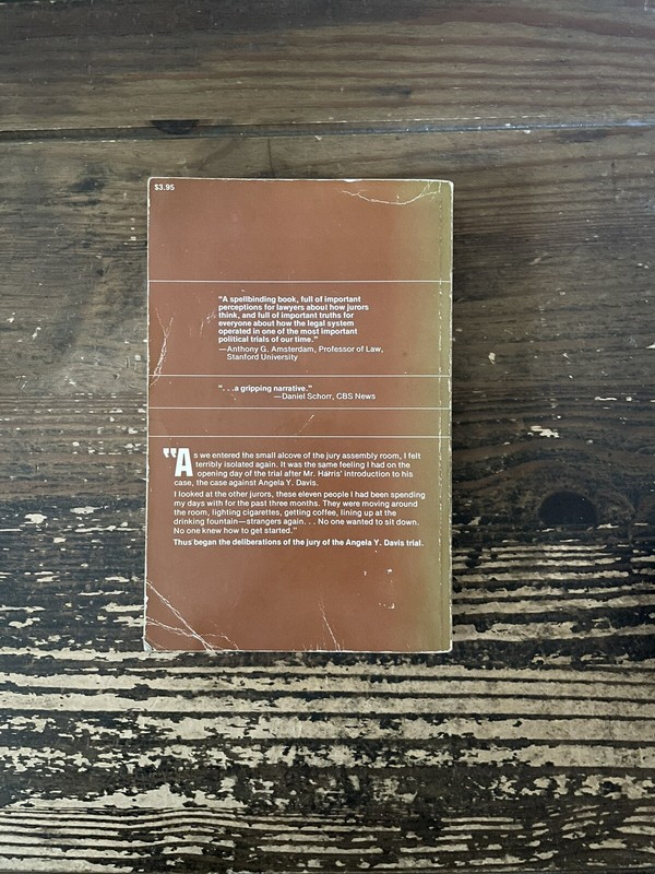 Jury Woman: The Story of the Trial of Angela Y. Davis, Timothy, Mary PB 1974 gallery