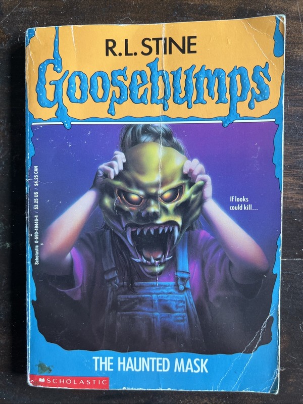 Goosebumps #11 The Haunted Mask First Scholastic Print No Mask R.L. Stine