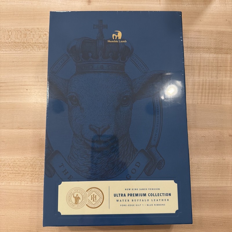 HUMBLE LAMB BIBLE NKJV SHEPHERD (Ultra Premium) Sealed Brand new (Ltd. Ed.)