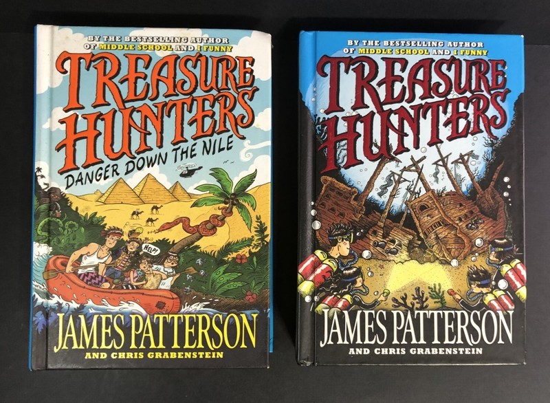Treasure Hunters Books James Patterson Chris Grabenstein 1 2 Hardcover Free Ship