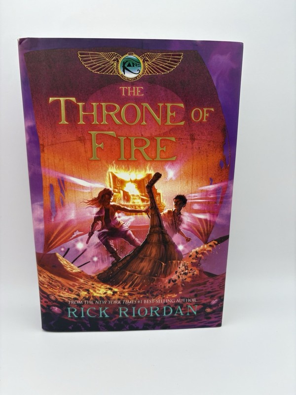 Throne of Fire, the-Kane Chronicles, Book Two by Rick Riordan (2011, Hardcover)