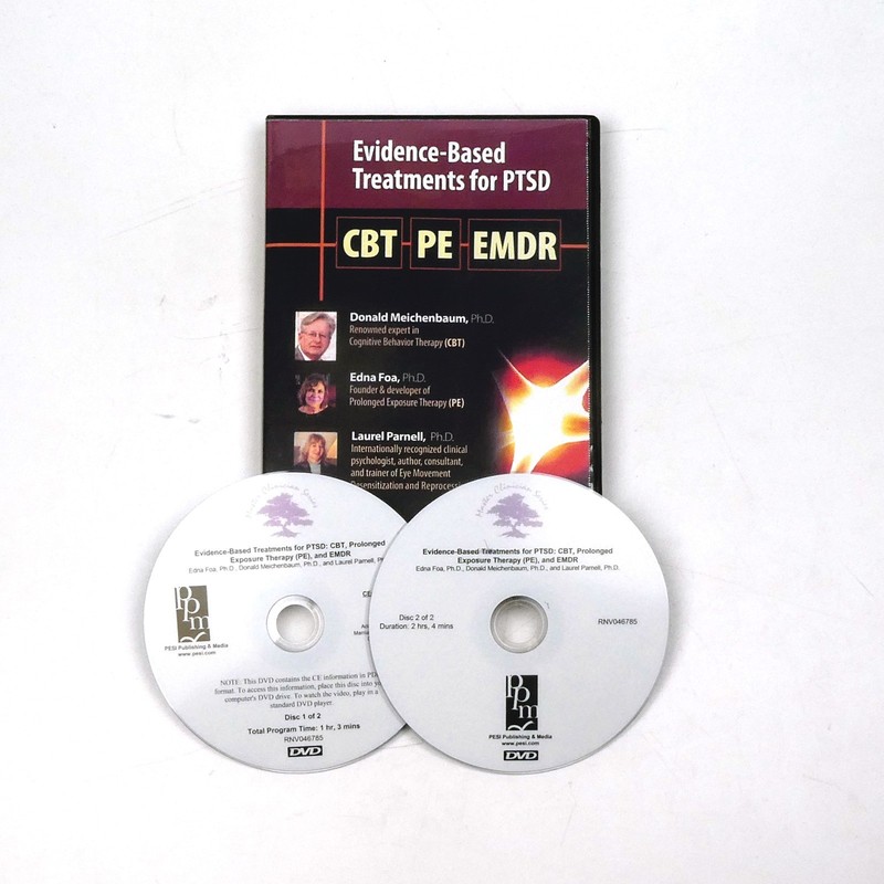 EVIDENCE BASED TREATMENTS FOR PTSD: CBT, PE & EMDR Learn Trauma Therapy DVD