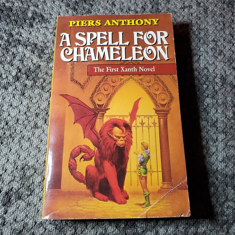 A Spell for Chameleon Piers Anthony 1977 First Xanth Novel Mrs Murphy Paperback