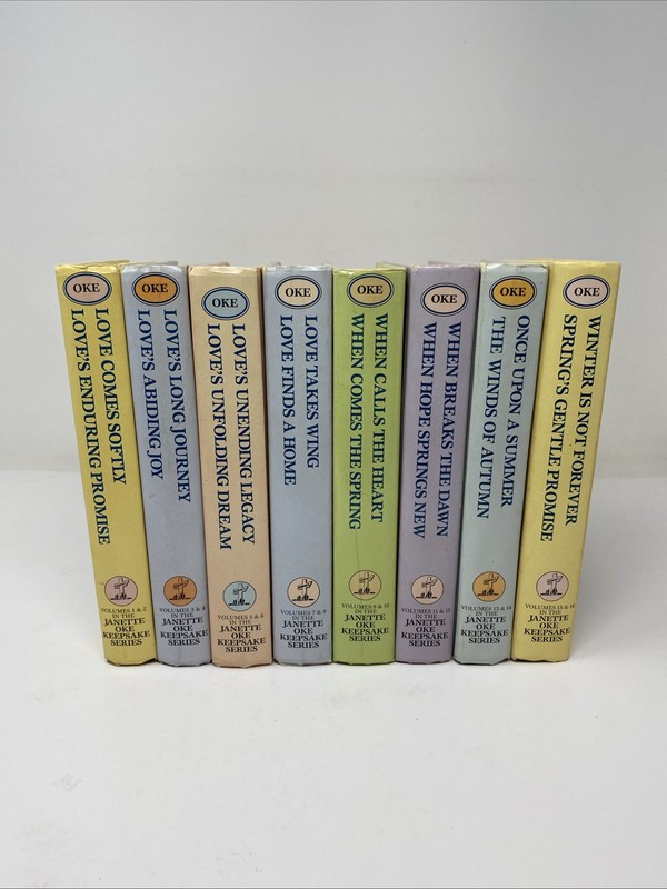 Janette Oke Keepsake Series Vol 1‑16 Lot of 8 Guideposts 2‑in‑1 Hardcovers