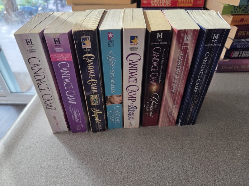 Candace Camp Lot Of 8 Books Historical Romance. Paperback. 1 Is 2-in-1=9 Story