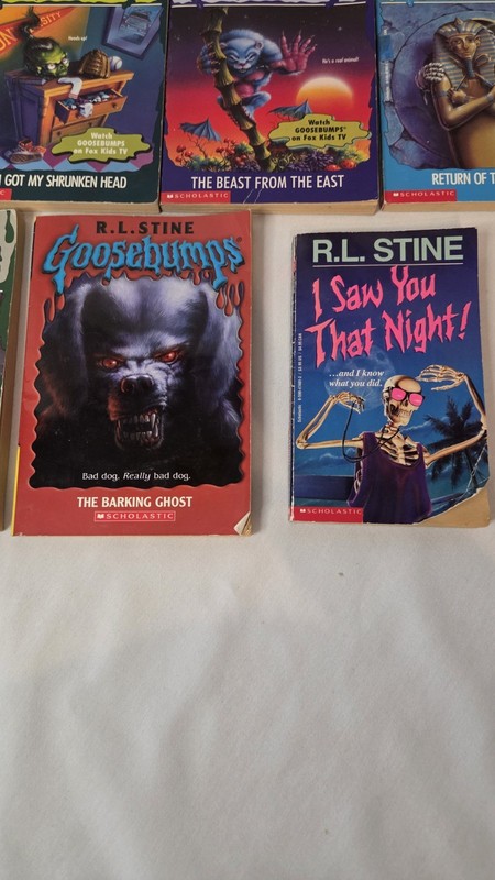 Vintage 90s Mixed Lot of 7 Scholastic Printing Goosebumps Books R.L. Stine gallery