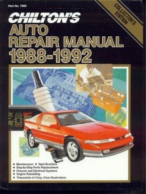 CHILTON’S IMPORT AUTO CAR REPAIR MANUAL, 1988-92 – PERENNIAL EDITION