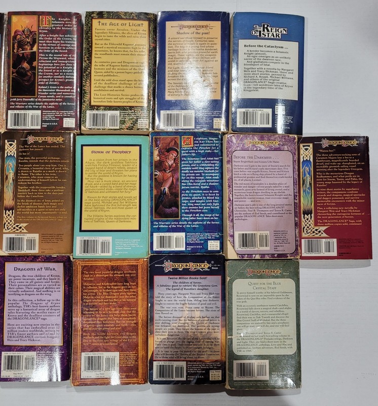 Lot Of 22 Dragonlance Paperback Novels (See details for list of titles) gallery