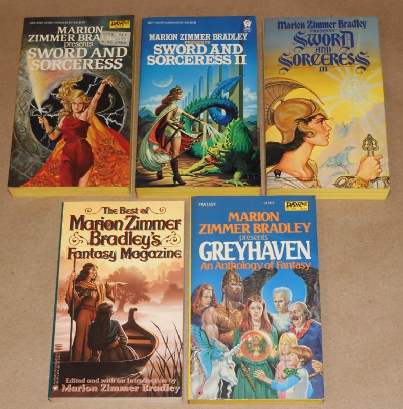 MARION ZIMMER BRADLEY Lot 5 Anthologies Short Stories + 3 SWORD & SORCERESS VGC! gallery