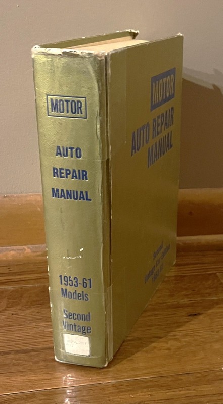 MOTOR AUTO REPAIR MANUAL-Second Vintage Car Edition, 1953-61 Models-VG 1981 HC! gallery