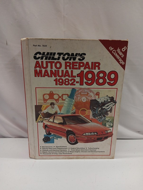 Chilton’s Auto Repair Manual, 1982-1989 Hardback