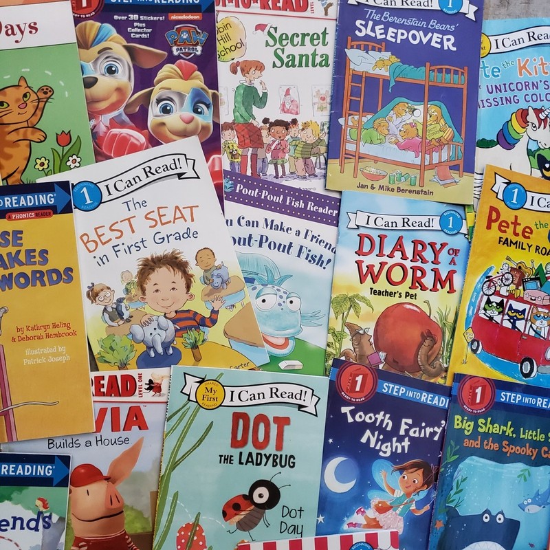 Random Lot of 12 Level 1, My First Reader, Step into Reading & I Can Read books gallery