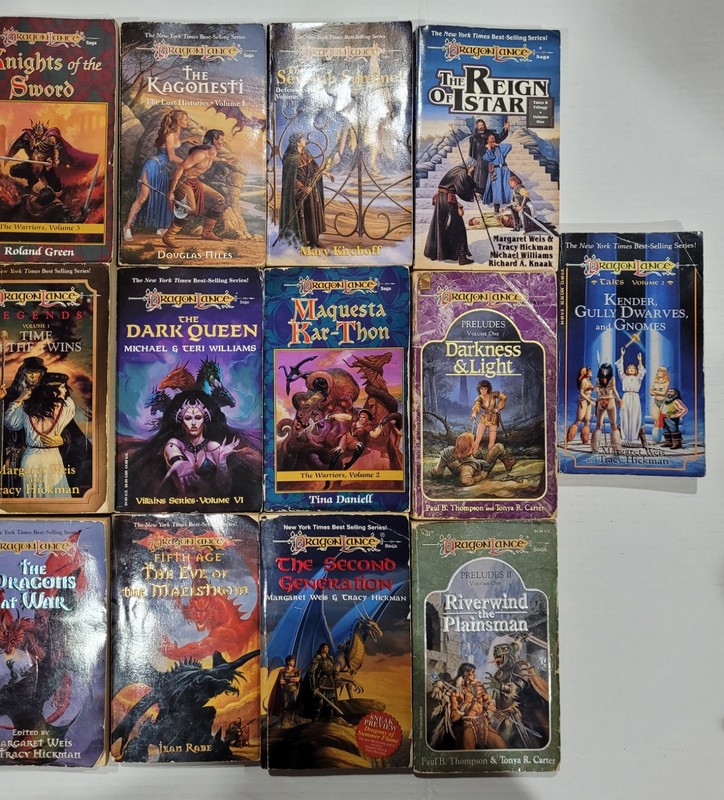 Lot Of 22 Dragonlance Paperback Novels (See details for list of titles) gallery