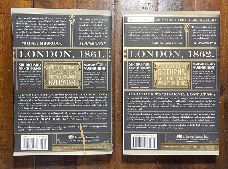 2 Mark Hodder Books Burton and Swinburne The Strange Affair & Curious Case of th gallery