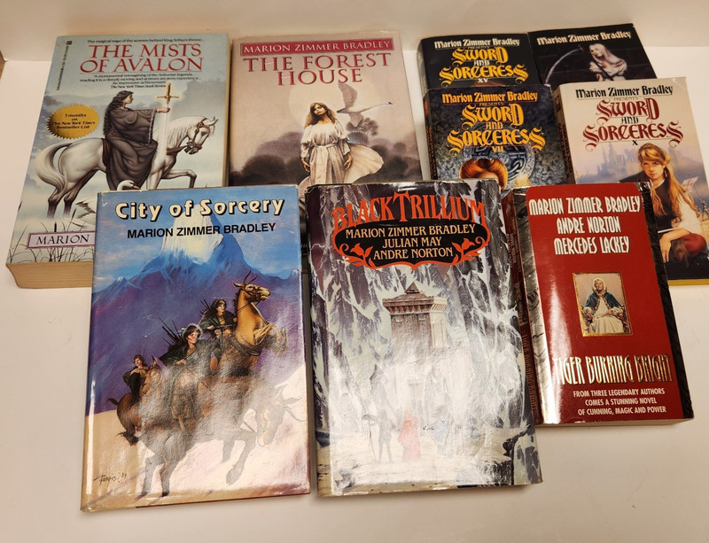 Lot of 9 Marion Zimmer Bradley Books HC/PB City of Sorcery, Sword and Sorceress gallery