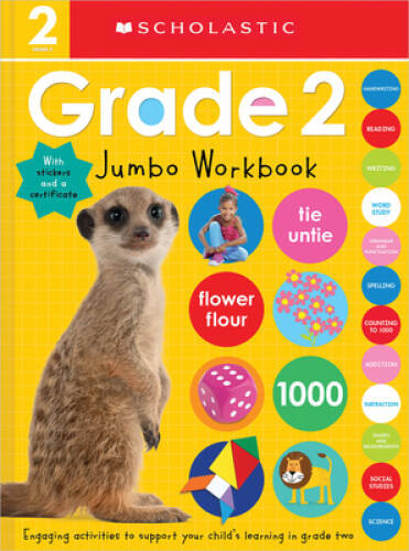 Second Grade Jumbo Workbook Sc – GOOD