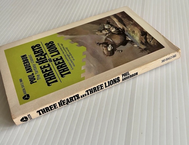 Three Hearts And Three Lions by Poul Anderson (Avon 1970 PB)*G+* Jeff Jones Art gallery