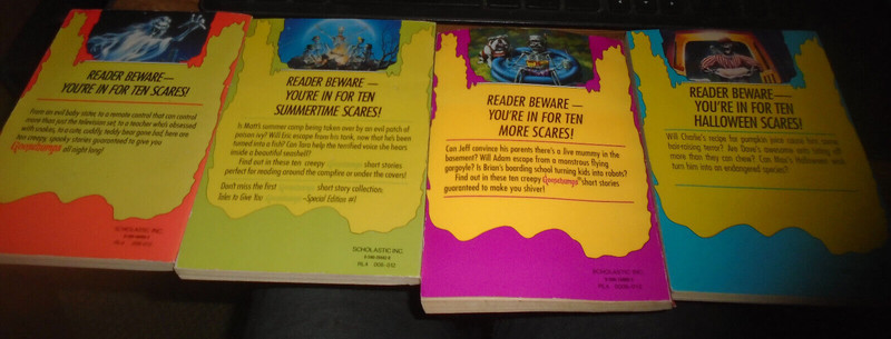 4 Tales To Give You Goosebumps books #1,2,3,4 R.L. Stine*#2 is first printing gallery
