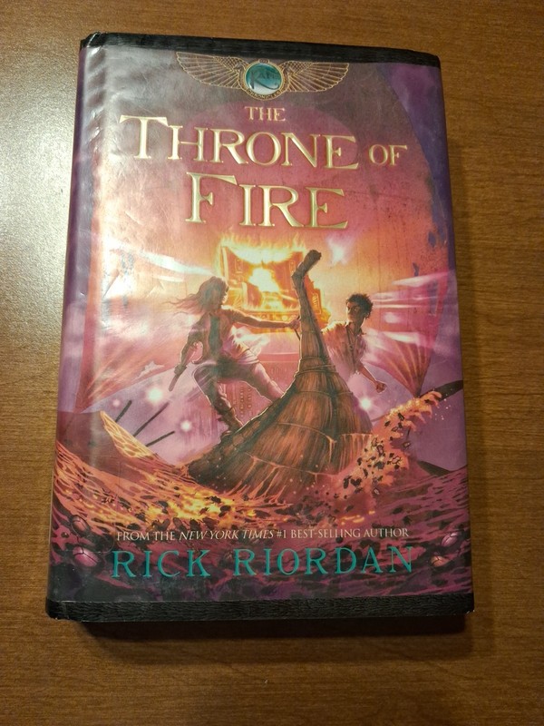 The Throne of Fire Kane Chronicles Rick Riordan ~ 1st Edition Hardcover ~