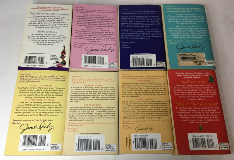Lot of 16 Novels in 8 Books - Americana Series by Janet Dailey / All 2-in-1 Book gallery