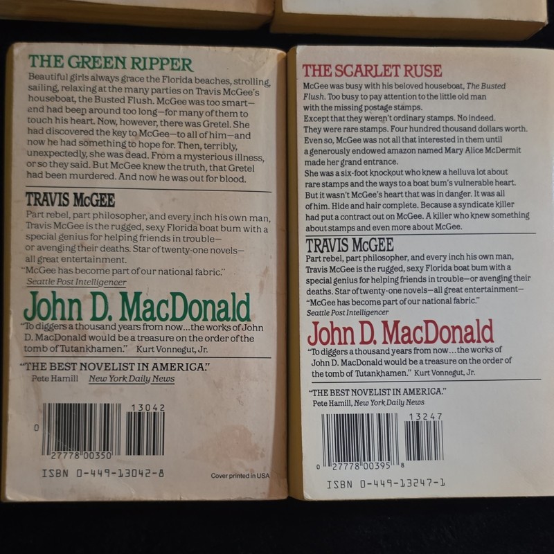 John D. MacDonald Travis McGee Lot 11 Paperbacks - Fawcett Gold Vintage Mystery gallery